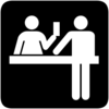 Ticket Purchase Desk Clip Art